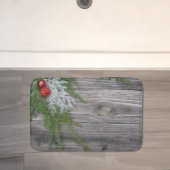 Pine en Weathered Wood met kerstmis Badmat