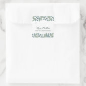 Pine Eucalyptus Foliage Kerstvakantie cadeau Label (Tas)