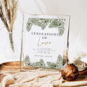 Pine Feestelijke Bruiloft Generaties van Liefde te Poster
