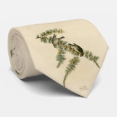 Pine Finch (Pine Siskin), Audubon Birds of America Stropdas (Opgerold)