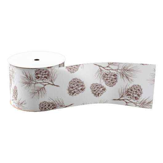 Pine fir kerstboomcedar spruce cons grosgrain lint (Spoel)