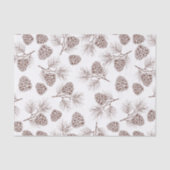 Pine fir kerstboomcedar spruce cons tissuepapier (Voorkant)