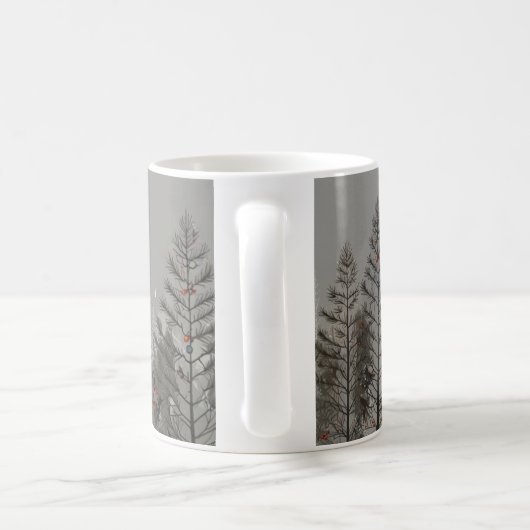 Pine Forest Bliss – Winter Coffee Mug Koffiemok (Handvat)