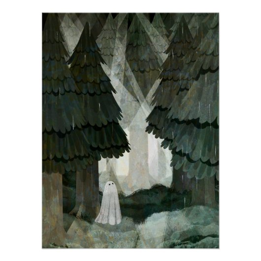 Pine Forest Ghost Perfect Poster (Voorkant)