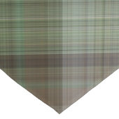 Pine Forest Groen en Bruin Plaid Korte Tafelloper (Hoek)