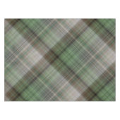 Pine Forest Groen en Bruin Plaid Tafelkleed (Voorkant (Horizontaal))