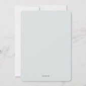 Pine Forest Kerstfeestdag Kaart (Achterkant)