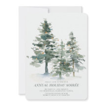 Pine Forest Kerstfeestdag