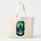 Pine Forest Landscape Jumbo Tas (Voorkant)