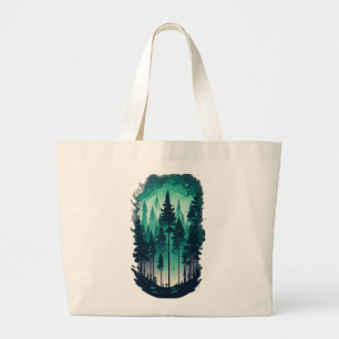 Pine Forest Landscape Jumbo Tas