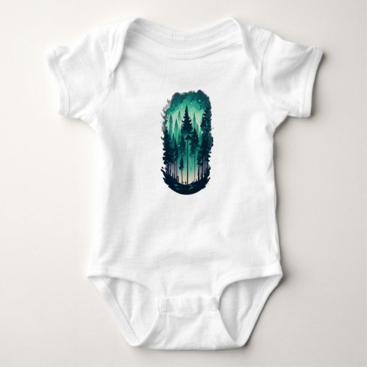 Pine Forest Landscape Romper (Voorkant)