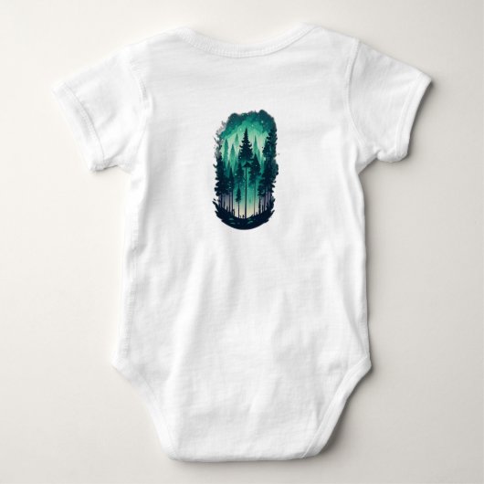 Pine Forest Landscape Romper (Achterkant)
