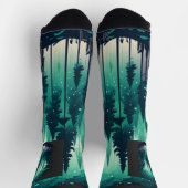 Pine Forest Landscape Sokken (Top)