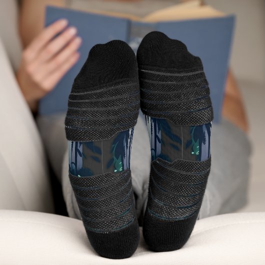 Pine Forest Landscape Sokken (Onderkant)