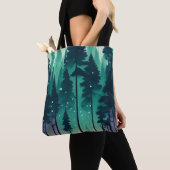 Pine Forest Landscape Tote Bag (Dichtbij)