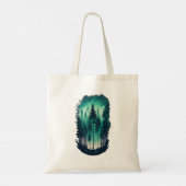 Pine Forest Landscape Tote Bag (Achterkant)