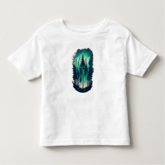 Pine Forest Landschap Fine Jersey Kinder Shirts