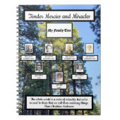 Pine Forest Miracles Quote Family Tree Notitieboek (Voorkant)