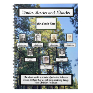 Pine Forest Miracles Quote Family Tree Notitieboek