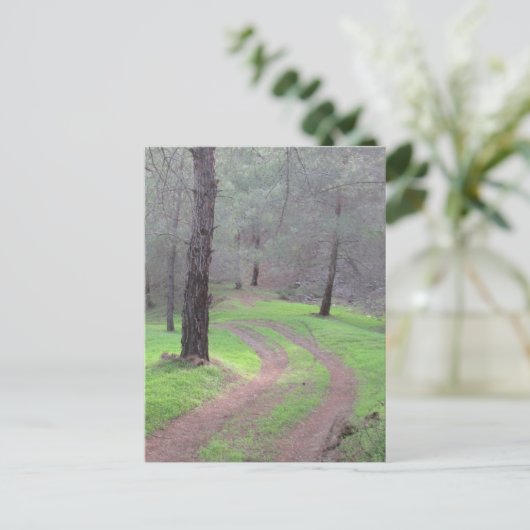 Pine Forest Road Briefkaart (Staand voorkant)