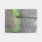 Pine Forest Road Fleece Deken (Voorkant (Horizontaal))