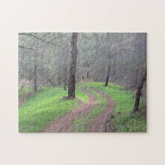 Pine Forest Road Legpuzzel (Horizontaal)