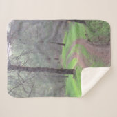 Pine Forest Road Sherpa Deken (Voorkant (horizontaal))