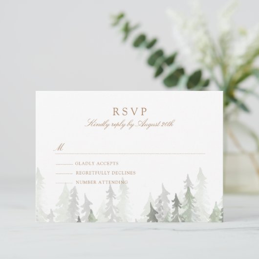 Pine Forest RSVP (Staand voorkant)