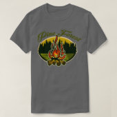 Pine forest Triblend T-shirt (Design voorkant)