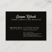 Pine forest watercolor Your Photo Landscape Visitekaartje (Achterkant)