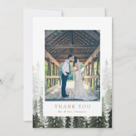 Pine Forest Wedding Bedankt