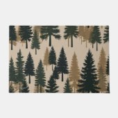 Pine Forest Welcome Mat – A Cozy Winter Greeting (Voorkant)