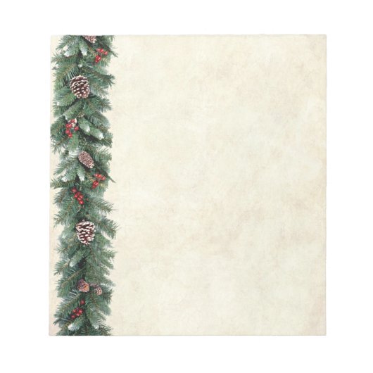Pine Garland Notitieblok (Voorkant)