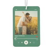 Pine Green 50th Anniversary Photo Music Player car Luchtverfrisser (Achterkant)