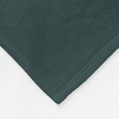 Pine Green Aangepaste Gedicht Song Tekst Citaat Fleece Deken (Hoek)