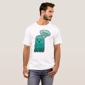 Pine Green Boo Ghost Halloween T-shirt (Voorkant volledig)