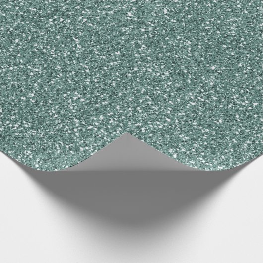 Pine Green Glitter     Cadeaupapier (Hoek)