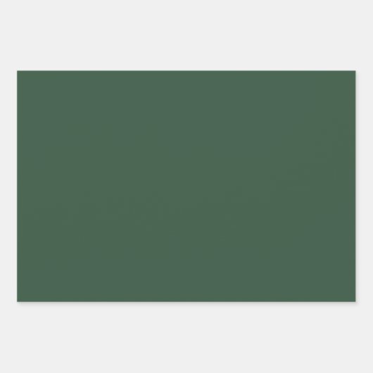 Pine Green Inpakpapier Vel (Voorkant)