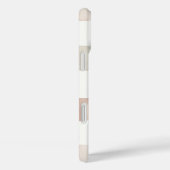 Pine Green Ivory Red Stripes Case-Mate iPhone Case (Achterkant / Rechts)