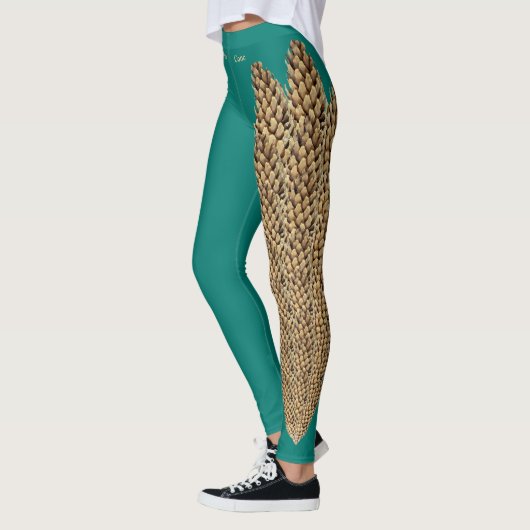 Pine Green Maine State Pine Cone Leggings (Links)