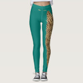 Pine Green Maine State Pine Cone Leggings (Voorkant)
