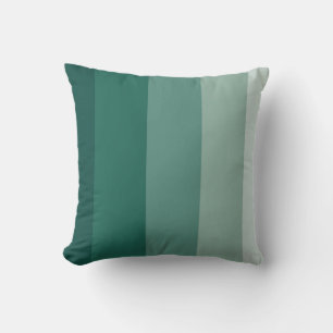 Pine Green Ombre Stripe Kussen