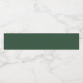 Pine Green Waterfles Etiket (Enkel label)