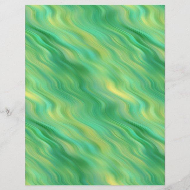 Pine Green Wavy Texture (Voorkant)