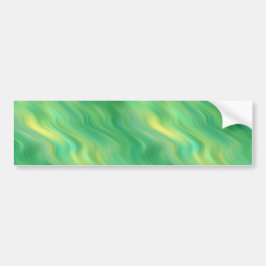 Pine Green Wavy Texture Bumpersticker