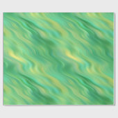 Pine Green Wavy Texture Cadeaupapier (Vlak)