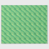 Pine Green Wavy Texture Cadeaupapier (Vlak)