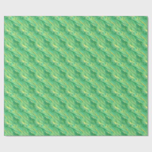 Pine Green Wavy Texture Cadeaupapier (Vlak)