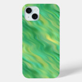 Pine Green Wavy Texture Case-Mate iPhone Case (Achterkant)