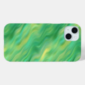 Pine Green Wavy Texture Case-Mate iPhone Case (Achterkant (horizontaal))